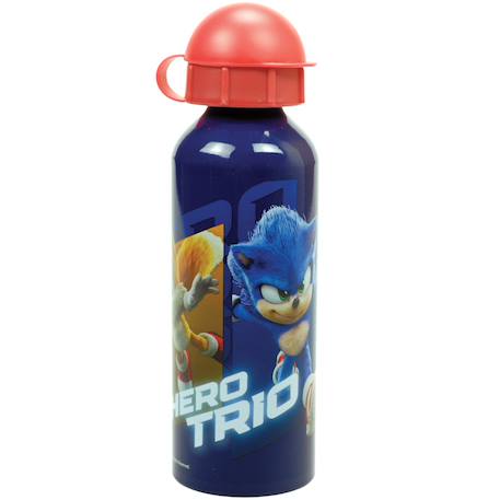 Gourde réutilisable sonic the hedgehog en aluminium 52 cl – 520 ml Bleu foncé 1 - vertbaudet enfant 