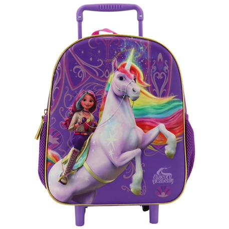 Sac à dos trolley motif 3d licorne Bleu / violet 1 - vertbaudet enfant 