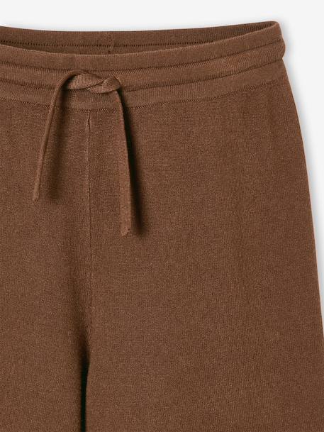 Pantalon large fille chocolat 3 - vertbaudet enfant 