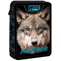 -Trousse garnie double compartiment loup hunter 21 cm