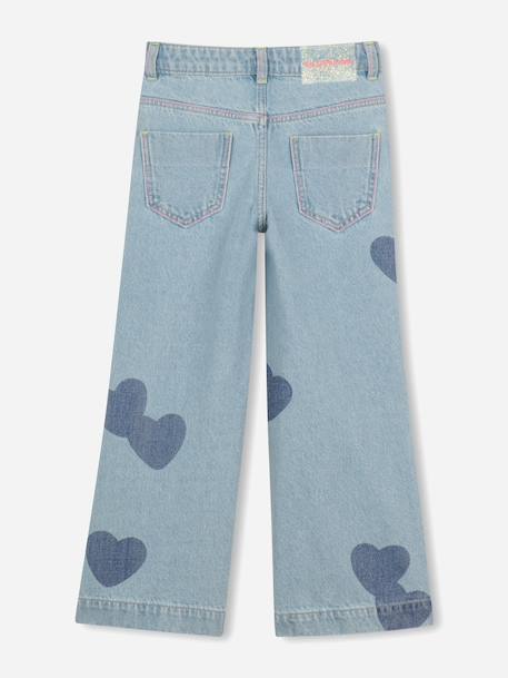 Jean fille coupe large Bleu 2 - vertbaudet enfant 