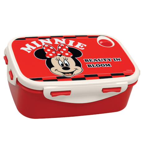 Boîte repas enfant en pvc minnie mouse – beauty in bloom 17 cm minnie mouse Blanc / noir / blanc 1 - vertbaudet enfant 