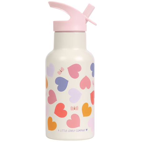 Gourde isotherme cœurs (350 ml) Rose, orange, violet 1 - vertbaudet enfant 