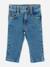 Jean garçon taille élastique Bleu clair+Bleu foncé 1 - vertbaudet enfant 