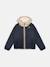 Blouson à capuche Bleu foncé / ecru 1 - vertbaudet enfant 