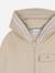 Sweat garçon zippé à capuche Beige 3 - vertbaudet enfant 