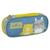 Trousse scolaire textile 2 compartiments zippés hallmark 23 cm Bleu / jaune / gris 1 - vertbaudet enfant 