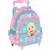 Sac à dos à roulettes cmp 31 cm mimi team princess cat Blanc / rose / clair / gris 1 - vertbaudet enfant 