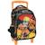 Sac à dos à roulettes imprimé naruto shippuden naruto Noir / orange / bleu 1 - vertbaudet enfant 