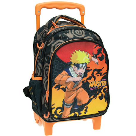 Garçon-Sac à dos à roulettes imprimé naruto shippuden naruto