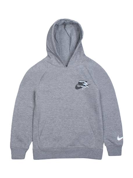 Sweat garçon à capuche Beige+Gris 4 - vertbaudet enfant 