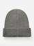 Bonnet garçon à revers Gris moyen+Noir 2 - vertbaudet enfant 