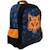 Sac à dos cmp avec motif renard appliqué en textile premium Bleu marine/orange fluo 1 - vertbaudet enfant 