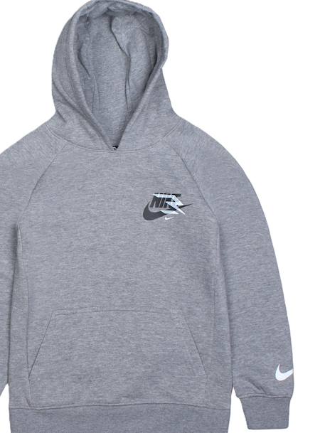Sweat garçon à capuche Beige+Gris 6 - vertbaudet enfant 