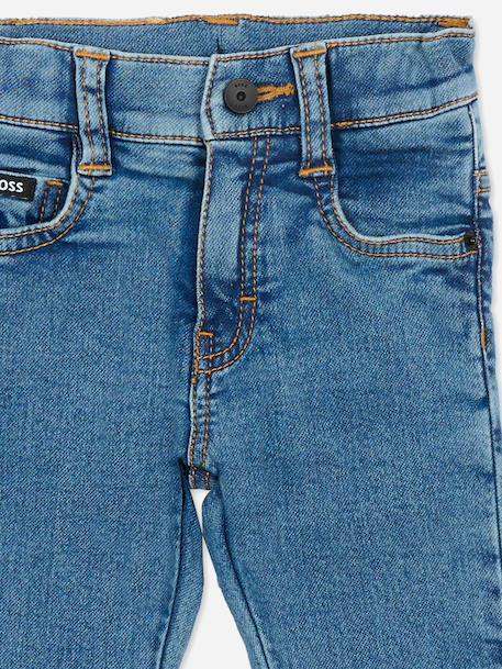 Jean garçon taille élastique Bleu clair+Bleu foncé 3 - vertbaudet enfant 