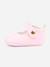 Chaussons premiers pas en simili Rose 1 - vertbaudet enfant 