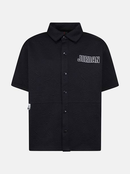 Chemise garçon manches courtes Beige+Noir 7 - vertbaudet enfant 