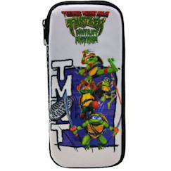 Jouet-Trousse 2 compartiments tortues ninja mutant 23 cm