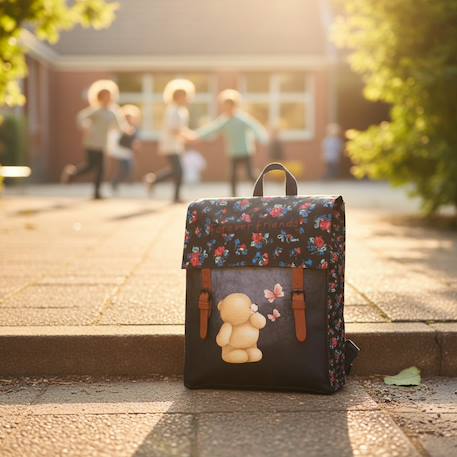 Sac à dos maternelle ourson forever friends 37 cm Noir / rouge / bleu 2 - vertbaudet enfant 