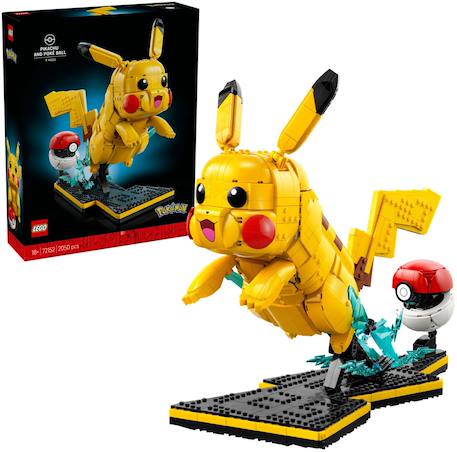 Lego 72152 - pikachu et pokéball Jaune 5 - vertbaudet enfant 