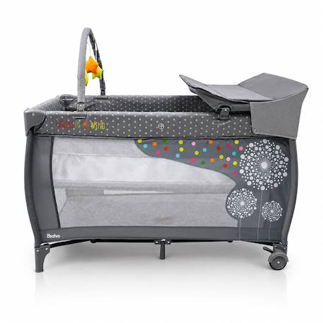 Broyeur complet pour berceau de voyage et plus Beige+Gris 10 - vertbaudet enfant 