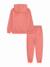 Ensemble deux pièces pour enfant sweat à capuche et pantalon Lilas+Orange+Rose moyen 6 - vertbaudet enfant 