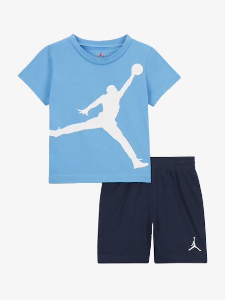 Ensemble 2 pièces Bleu+Orange / blanc 1 - vertbaudet enfant 