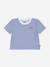 T-shirt fille à manches courtes Bleu marine+Rose 1 - vertbaudet enfant 