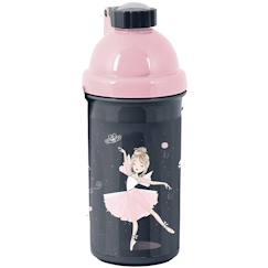 Puériculture-Gourde ballerine en plastique – 18 cm, bouchon à vis