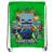 Sac à dos à ficelles minecraft skeleton – minecraft – 42 x 31 cm Vert 1 - vertbaudet enfant 