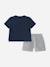 Ensemble 2 pièces Blanc clair+Bleu foncé / gris 5 - vertbaudet enfant 