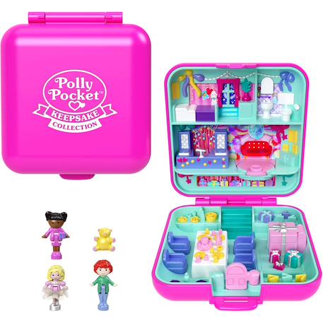 Polly pocket - coffret emblématique 80ème anniversaire de mattel Rose 1 - vertbaudet enfant 