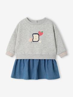 Bébé-Robe, jupe-Robe bébé fille manches longues