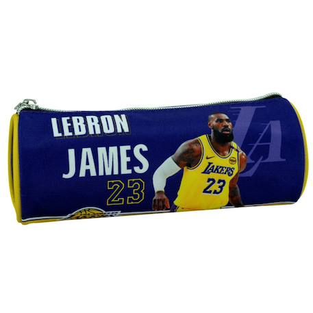 Trousse ronde los angeles lakers lebron james 23 – 21 cm nba Vert 1 - vertbaudet enfant 