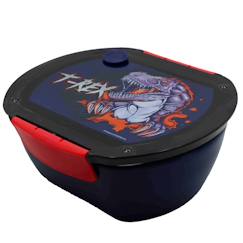Puériculture-Boîte à repas enfant t-rex violette en acier inox 17 cm 680 ml