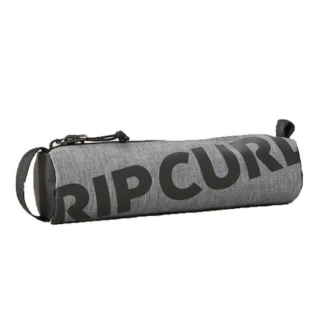 Trousse ronde zippée 21 cm texturée rip curl Gris 1 - vertbaudet enfant 