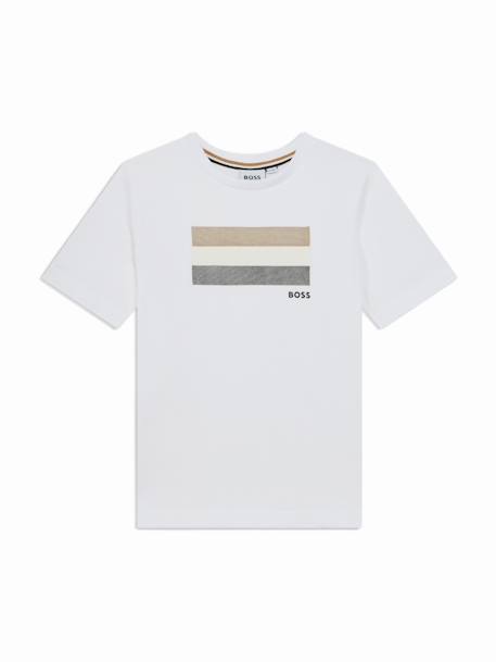 T-shirt  garçon à manches courtes Blanc 1 - vertbaudet enfant 
