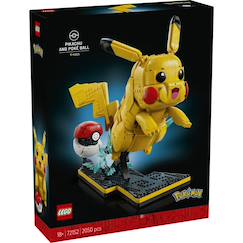 Jouet-Jeux d'imagination-Jeux de construction-Lego 72152 - pikachu et pokéball