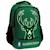 Sac à dos scolaire 43 cm à 2 compartiments zippés - nba milwaukee bucks Vert 1 - vertbaudet enfant 