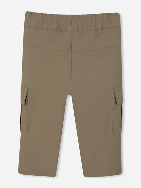 Cargo garçon taille élastique Taupe 2 - vertbaudet enfant 