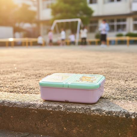 Boîte repas 3 compartiments marie bambi – 18 x 13,5 cm – disney Rose/vert 2 - vertbaudet enfant 