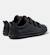 Baskets garçon smooth leather / technical fabric runner four Noir 4 - vertbaudet enfant 