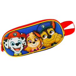 Trousse pat patrouille 3d 22 cm - haut de gamme  - vertbaudet enfant