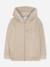 Sweat garçon zippé à capuche Beige 1 - vertbaudet enfant 