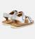 Sandales fille cuir bicho kids Gris moyen 4 - vertbaudet enfant 