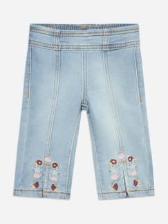 Bébé-Pantalon, jean-Jean fille à broderies