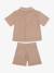 Ensemble fille 2 pièces Beige+Bleu roi+Violet 2 - vertbaudet enfant 