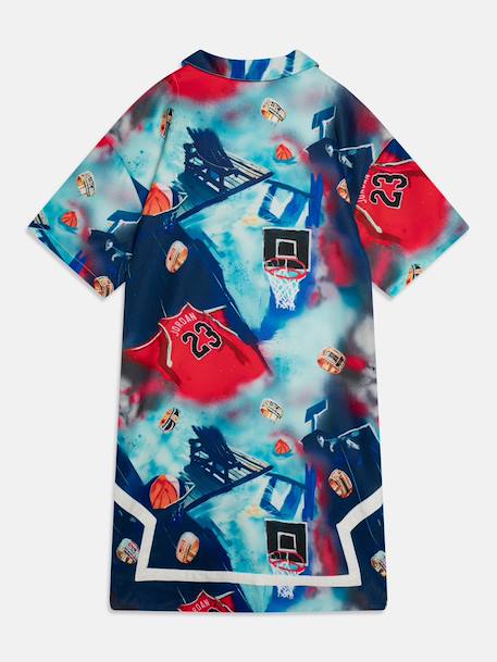Robe fille col chemise Bleu 2 - vertbaudet enfant 