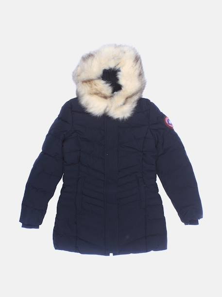 Fille-Manteau, veste-Doudoune fourrure amovible