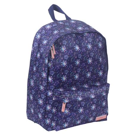 Sac à dos scolaire motif tropical ettavee 42 cm Bleu+Bleu / violet+Rose 3 - vertbaudet enfant 